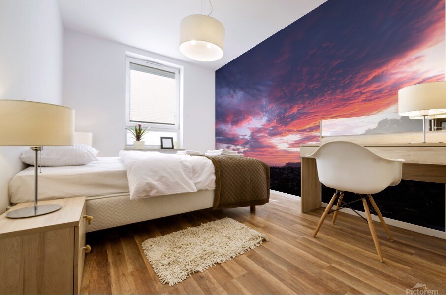 sunset Mural print