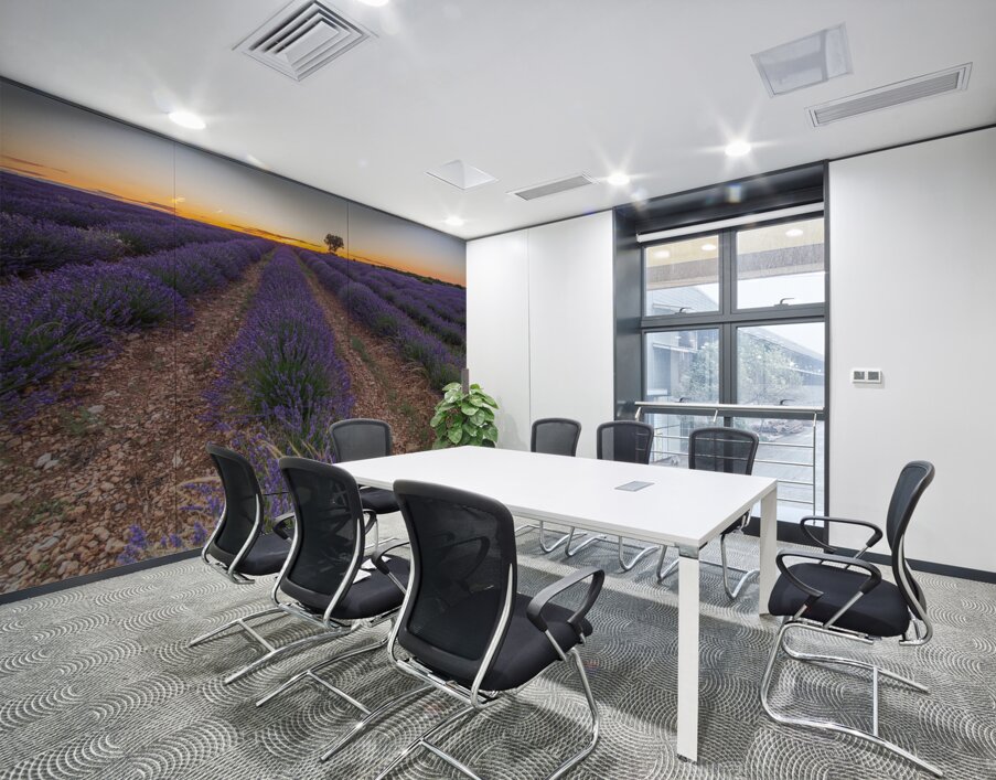 Lavender fields in Brihuega Wall Printing