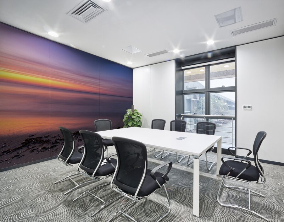 the fish boats Wall Printing