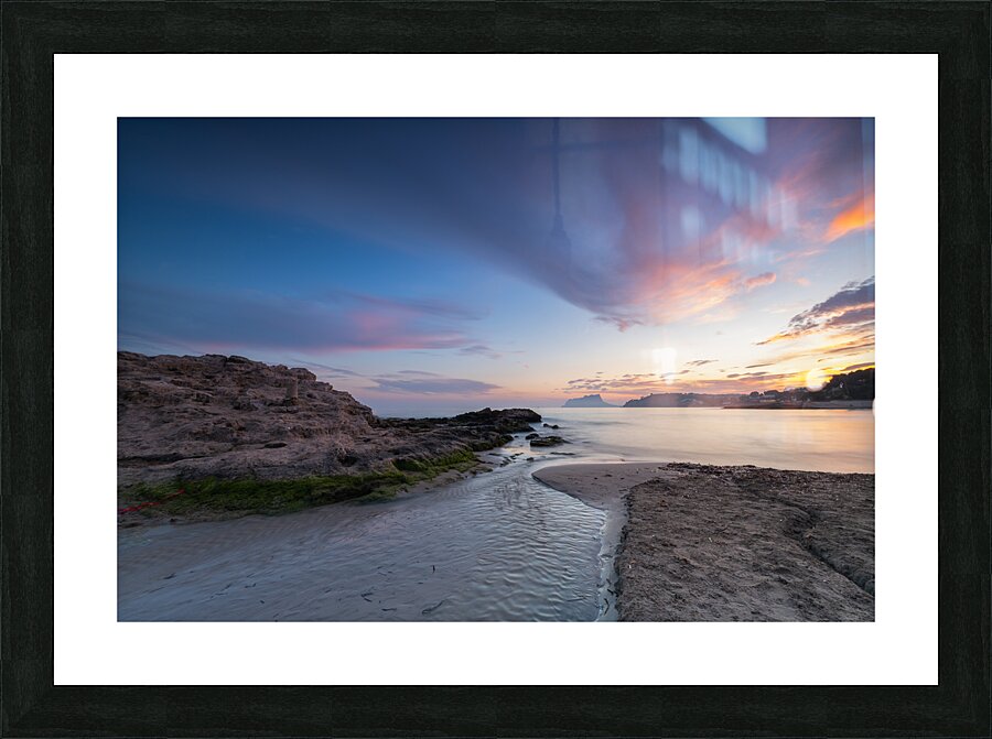 green Picture Frame print