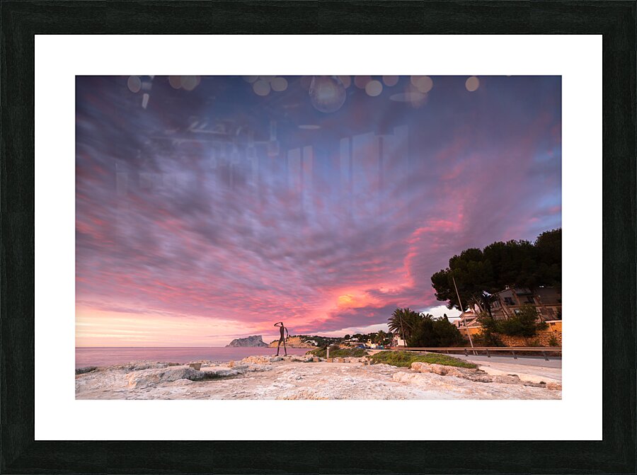 the Skyline  Picture Frame print