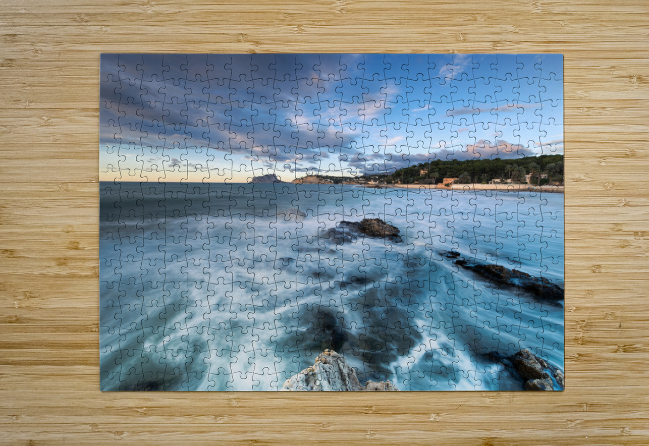 blue Uchral Chuluunbat Puzzle printing