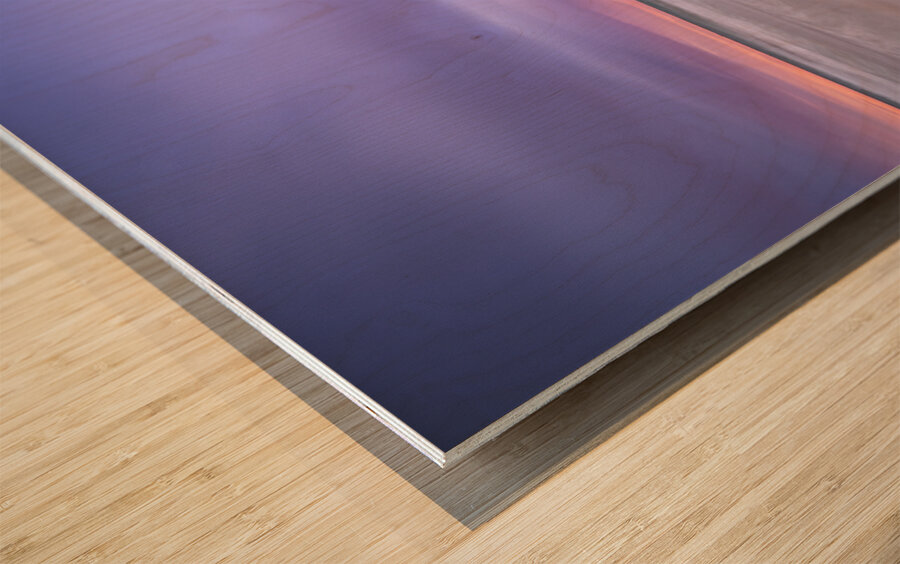 Regenbogen Wood print