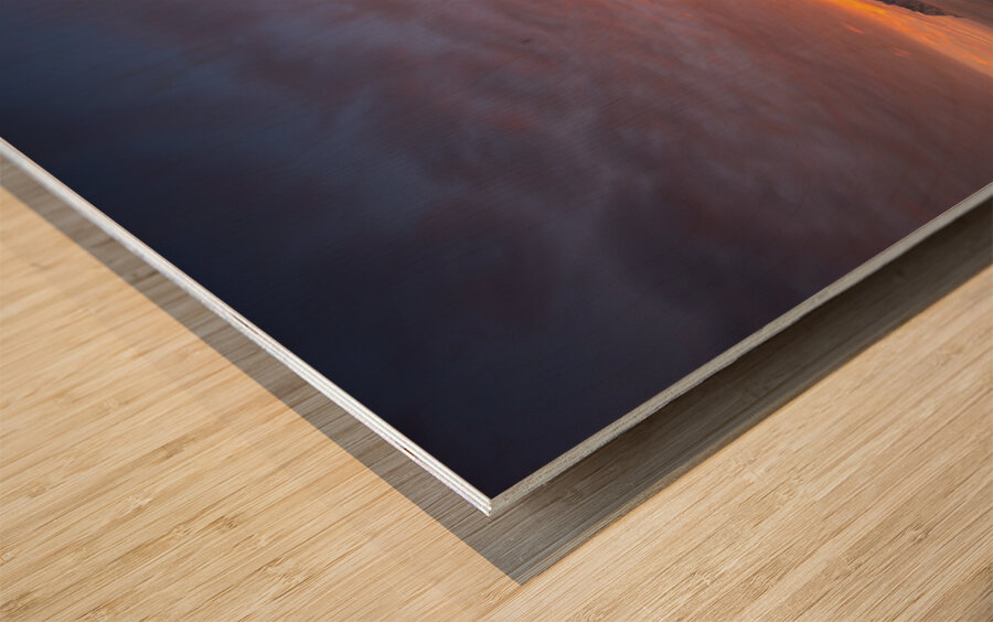 golden hour Wood print